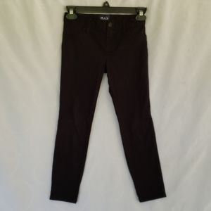 Children's Place black girls slacks size 8